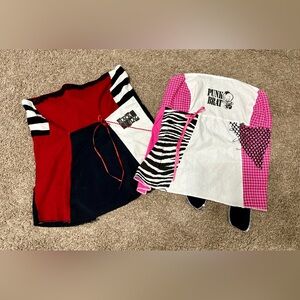 Y2K punk rave rock goth top tube open back tie Black Flag hot topic